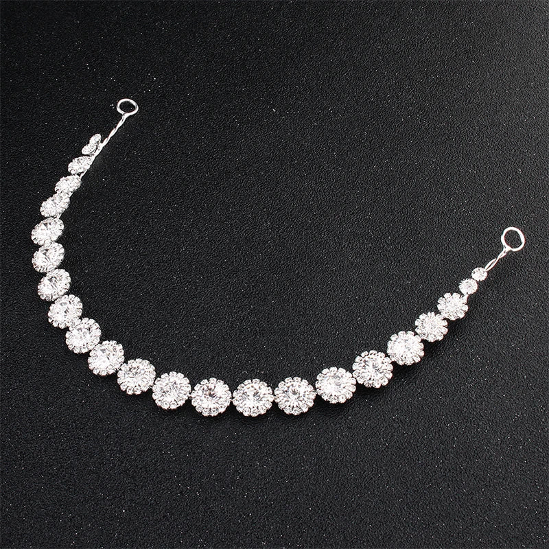 Fashion Crystal Alloy Wedding Headband Hair Jewelry Bridal Hair