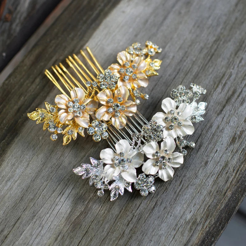 Wedding Bridal Hair Combs Vintage Crystal Hairpins