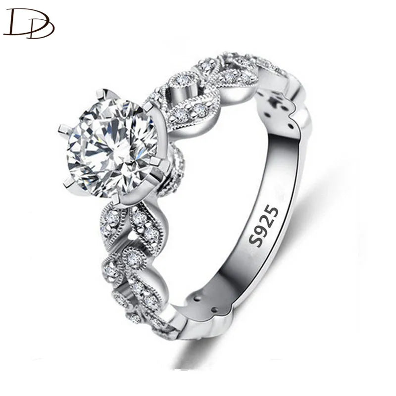 1.5 Carat AAA Zircon Vintage Engagement Ring