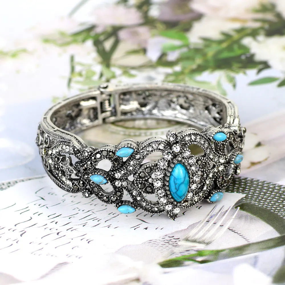 Bangle Cuff Bracelet Bridal Jewelry Vintage