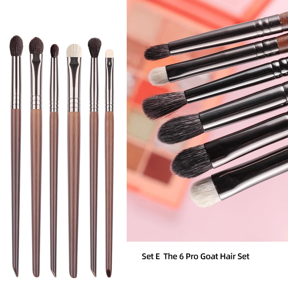 Cosmetic 2/6 pcs Makeup Eye Shadow Brush Set