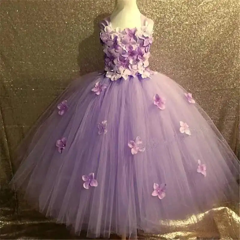 Quality Pink Princess Flower girl dress