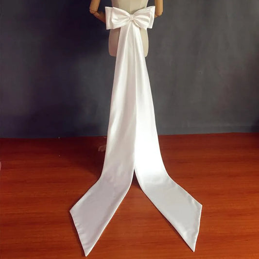 Satin Bow for Wedding Dress Removeable