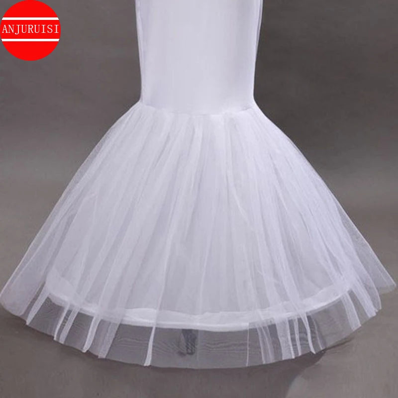 Mermaid Petticoat 1 Hoop Bone Elastic for Wedding Dress