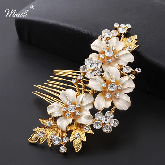 Wedding Bridal Hair Combs Vintage Crystal Hairpins