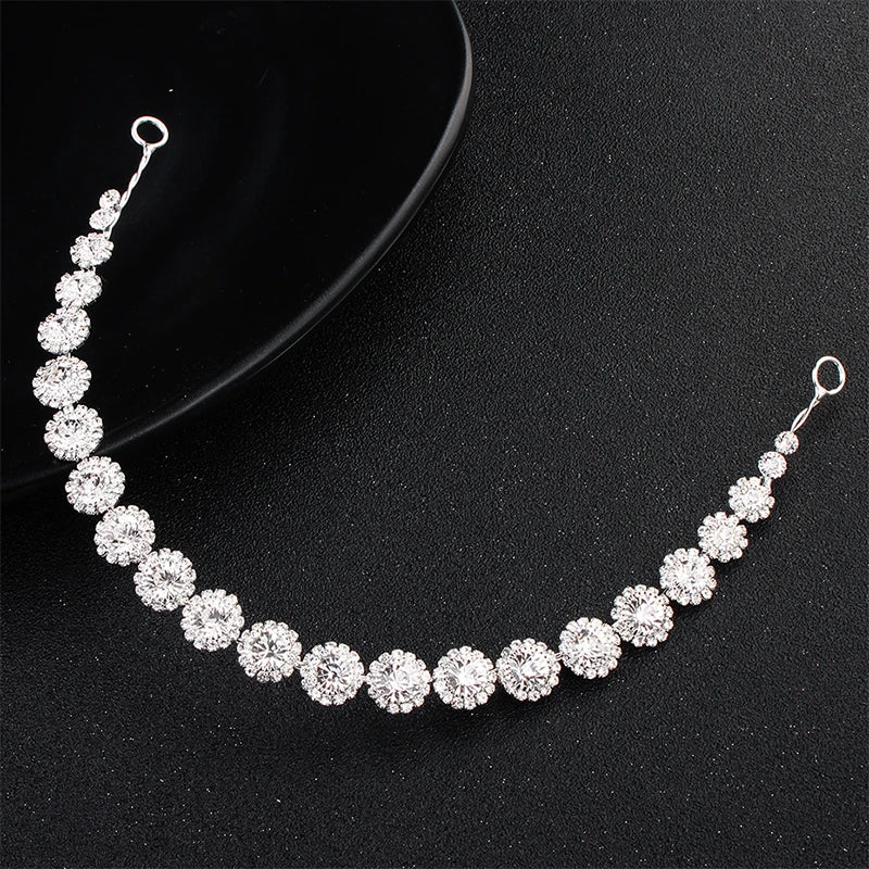 Fashion Crystal Alloy Wedding Headband Hair Jewelry Bridal Hair