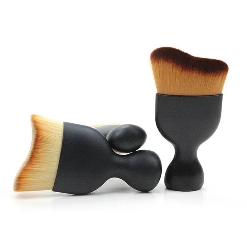 S Shape Cream Blush Makeup Brush for Contour