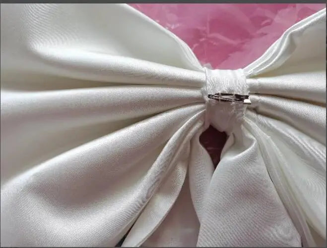 Satin Bow for Wedding Dress Removeable