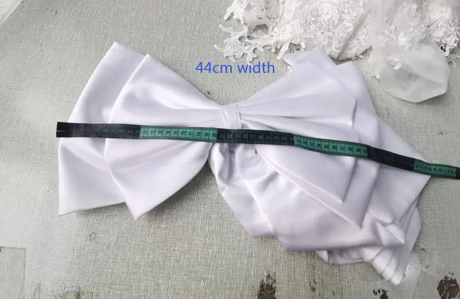 Satin Bow for Wedding Dress Removeable