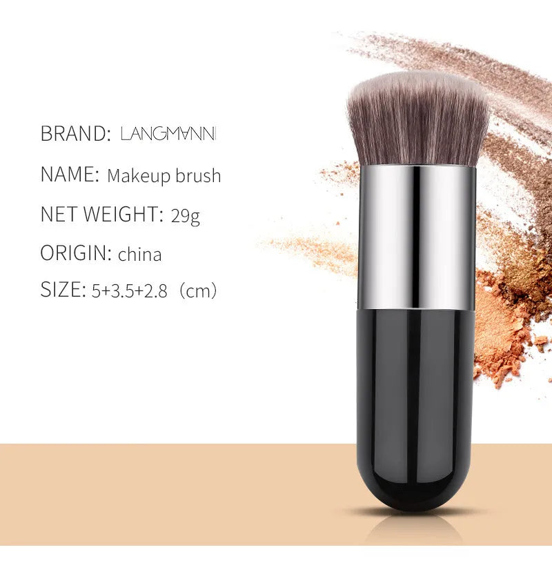 1pcs New Chubby Pier Foundation Brush Flat