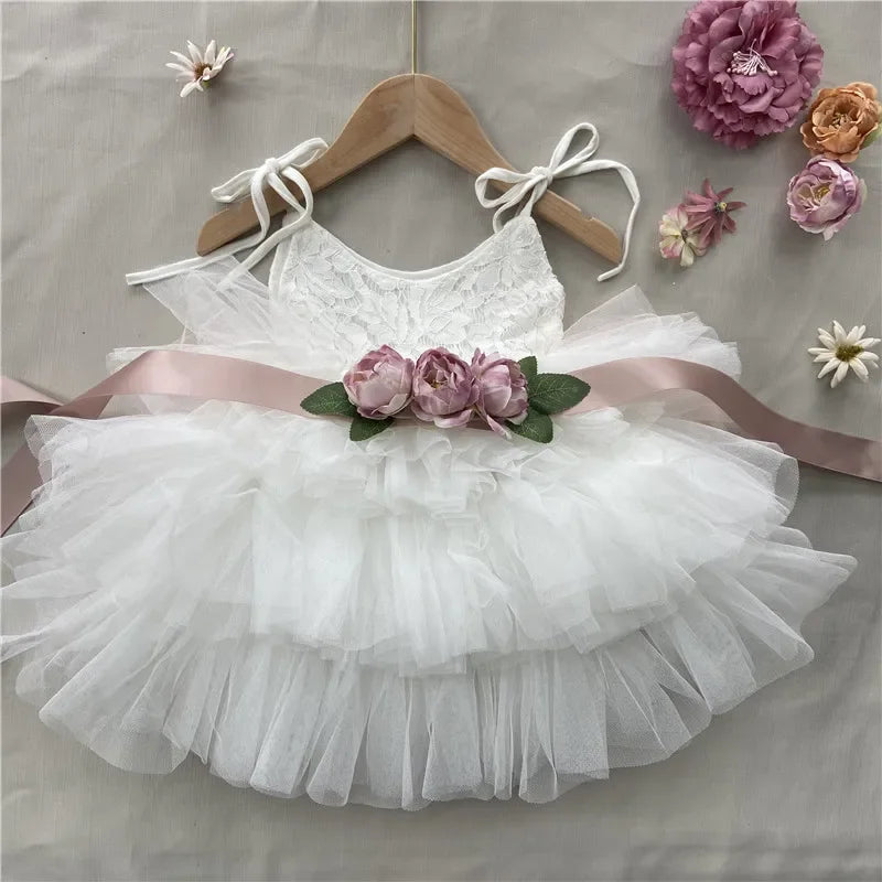 Beautiful flower girls wedding dress