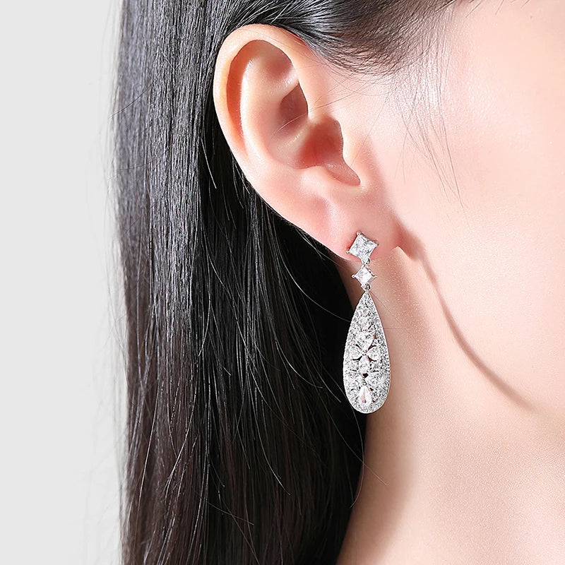 Trendy Romantic Long Pendant Earrings