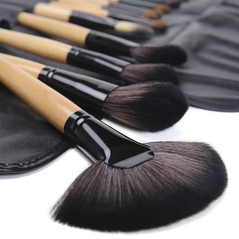 24 pcs Makeup Brush Sets Professional Cosmetics Brushes