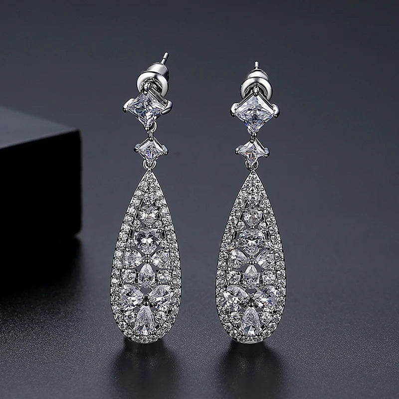 Trendy Romantic Long Pendant Earrings