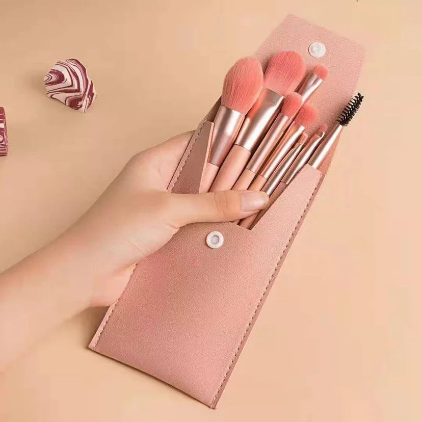 Portable Makeup Brushes Set