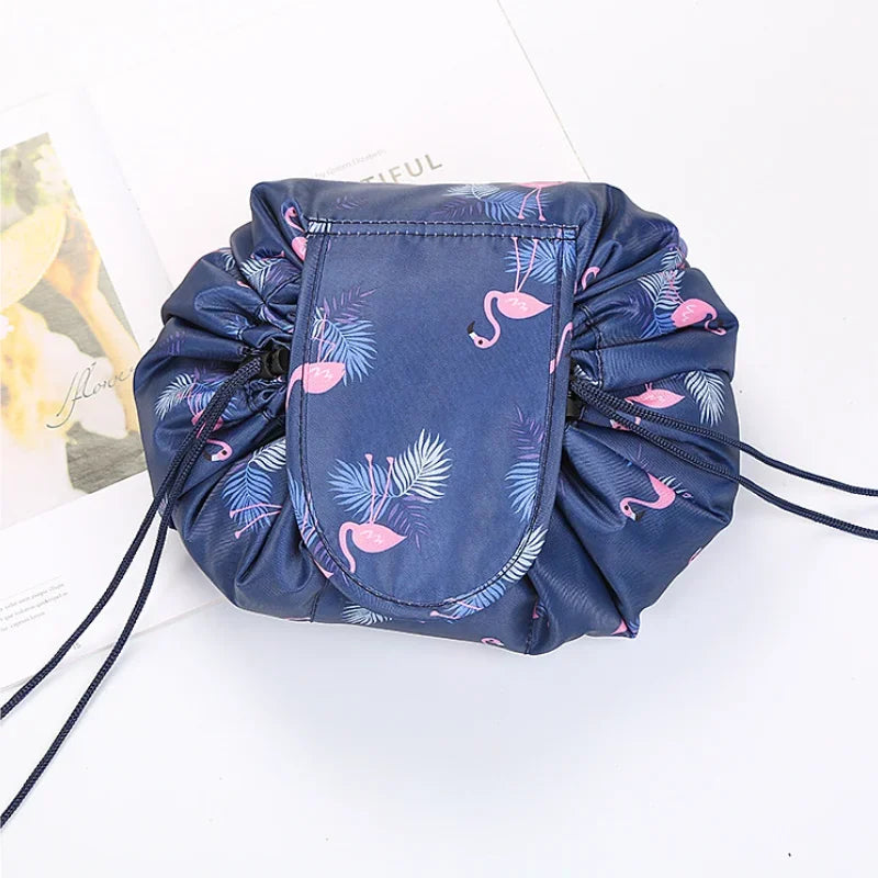 Women Drawstring Cosmetic Bag Travel Storage