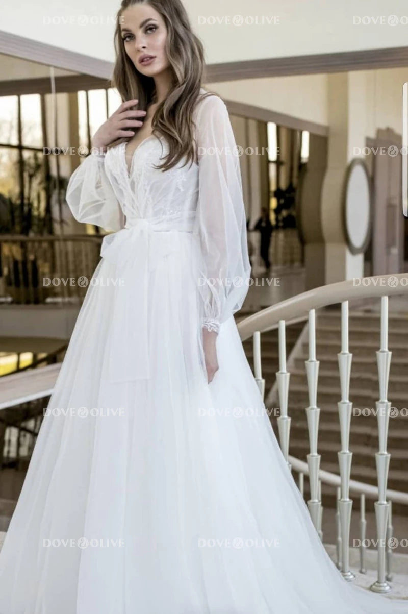 Long Sleeves Wrap for Wedding Dress Jacket Cape